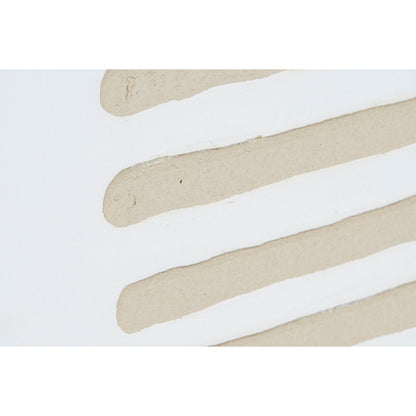 Tavla Home ESPRIT Vit Beige Skandinavisk 83 x 4,5 x 83 cm (2 antal) finns hos Nordekko