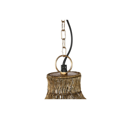Taklampa Home ESPRIT Gyllene Metall Järn 50 W 36 x 36 x 68 cm finns hos Nordekko