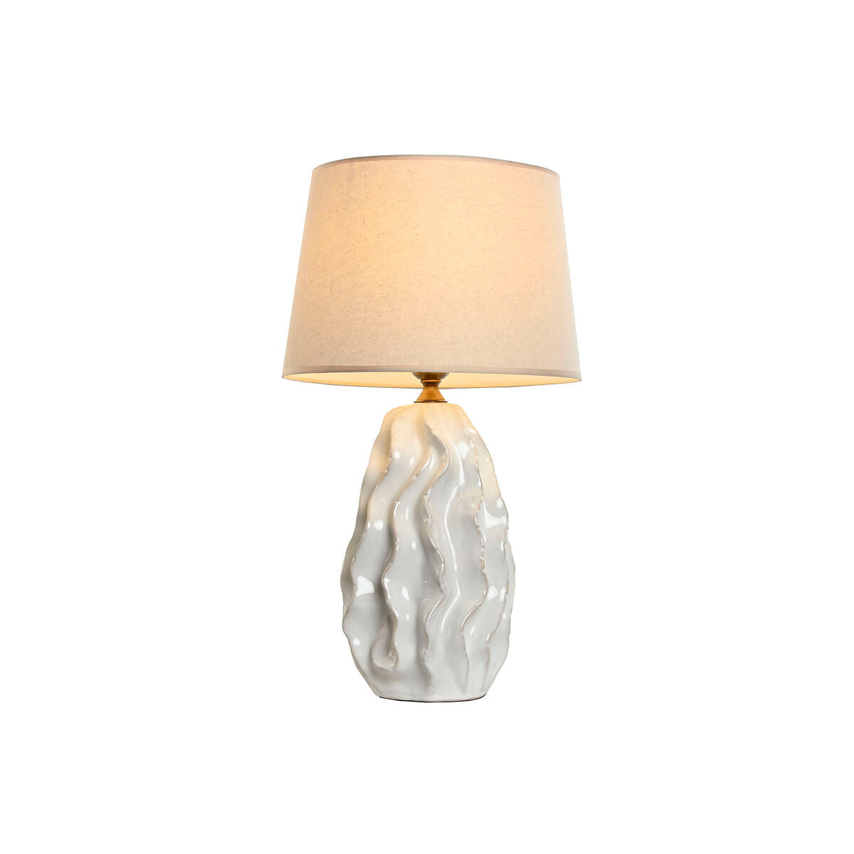 Bordslampa Home ESPRIT Vit Porslin 50 W 220 V 36 x 36 x 62 cm finns hos Nordekko