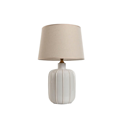 Bordslampa Home ESPRIT Vit Porslin 50 W 220 V 33 x 33 x 55 cm finns hos Nordekko