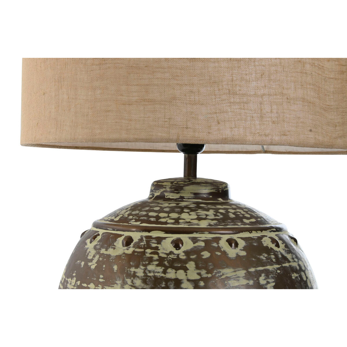 Bordslampa Home ESPRIT Beige Koppar Aluminium 50 W 220 V 40 x 40 x 55 cm finns hos Nordekko