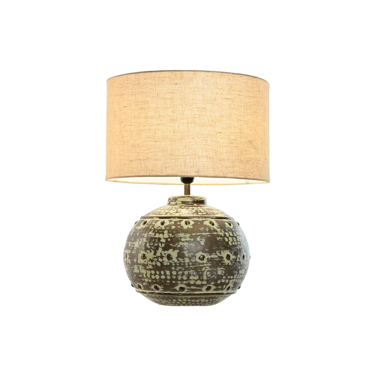 Bordslampa Home ESPRIT Beige Koppar Aluminium 50 W 220 V 40 x 40 x 55 cm finns hos Nordekko
