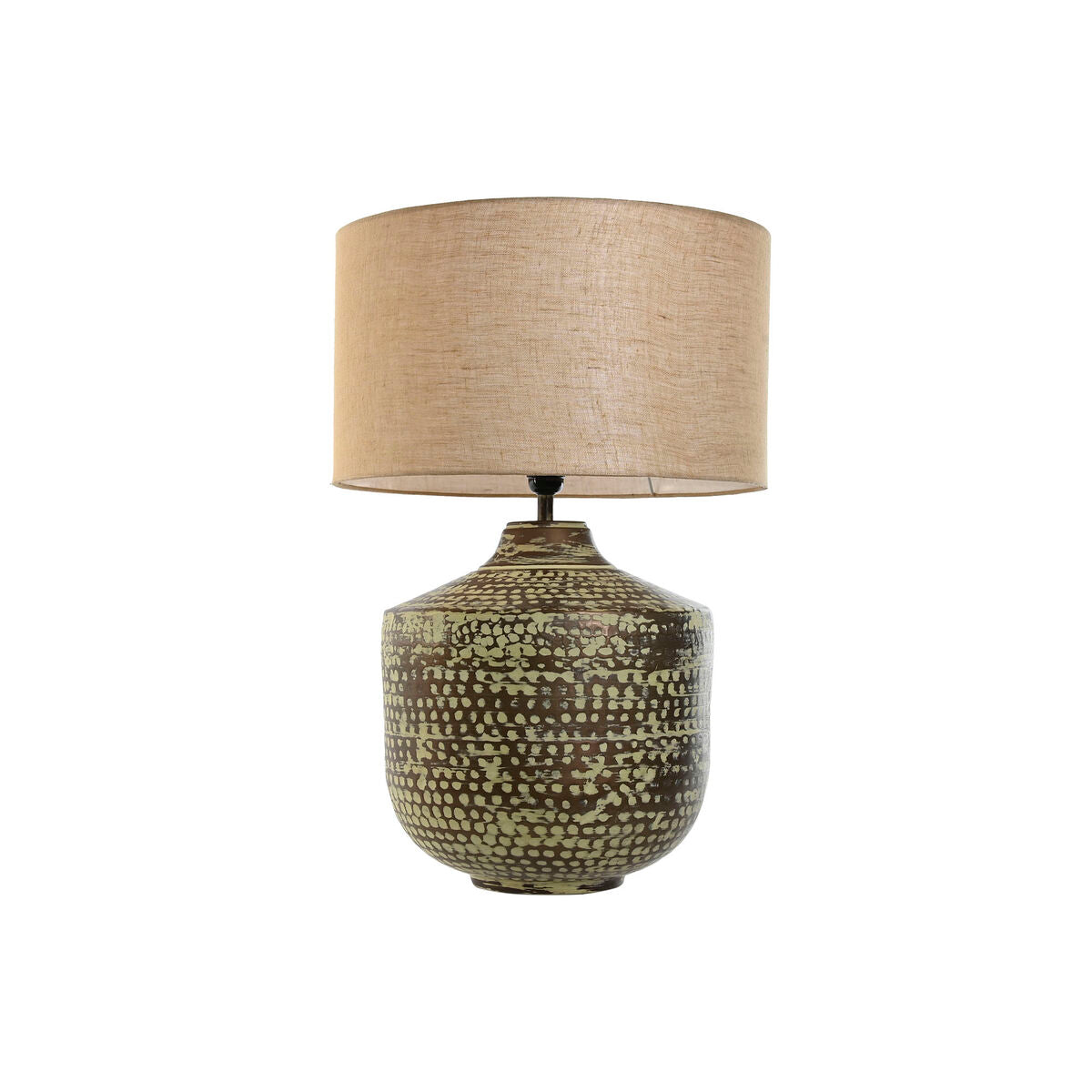 Bordslampa Home ESPRIT Beige Koppar Aluminium 50 W 220 V 42 x 42 x 63 cm finns hos Nordekko