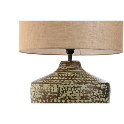 Bordslampa Home ESPRIT Beige Koppar Aluminium 50 W 220 V 42 x 42 x 63 cm finns hos Nordekko