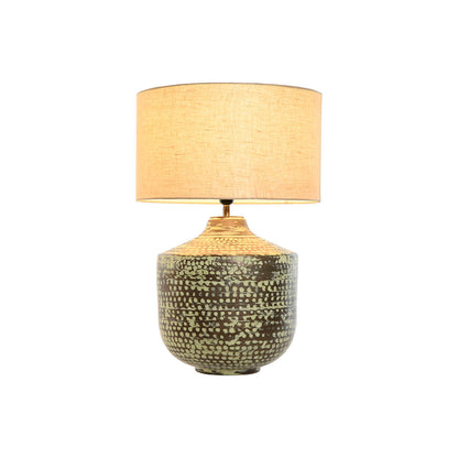 Bordslampa Home ESPRIT Beige Koppar Aluminium 50 W 220 V 42 x 42 x 63 cm finns hos Nordekko