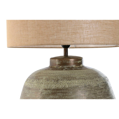 Bordslampa Home ESPRIT Beige Koppar Aluminium 50 W 220 V 42 x 42 x 65 cm finns hos Nordekko