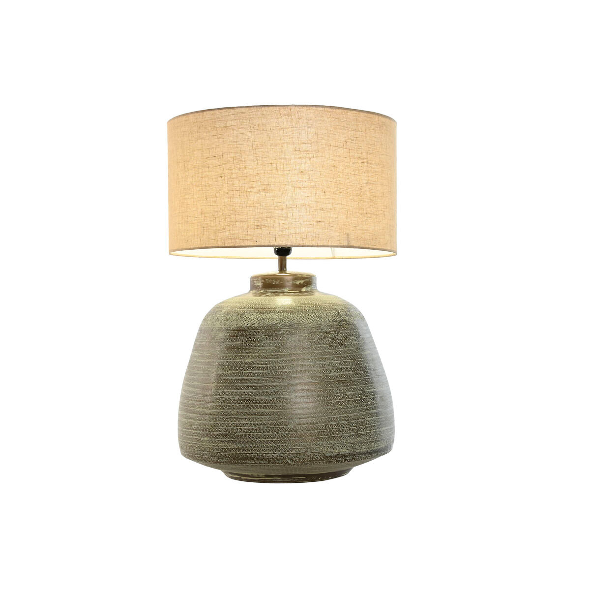 Bordslampa Home ESPRIT Beige Koppar Aluminium 50 W 220 V 42 x 42 x 65 cm finns hos Nordekko