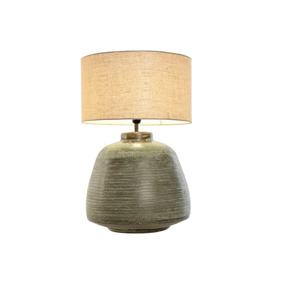 Bordslampa Home ESPRIT Beige Koppar Aluminium 50 W 220 V 42 x 42 x 65 cm finns hos Nordekko