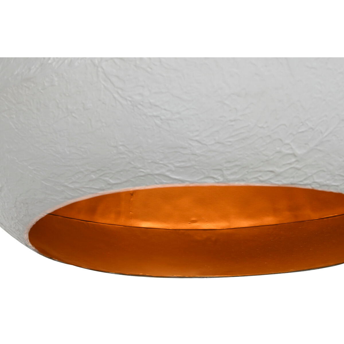 Taklampa Home ESPRIT Vit Gyllene Metall Järn 50 W 58 x 58 x 85 cm finns hos Nordekko