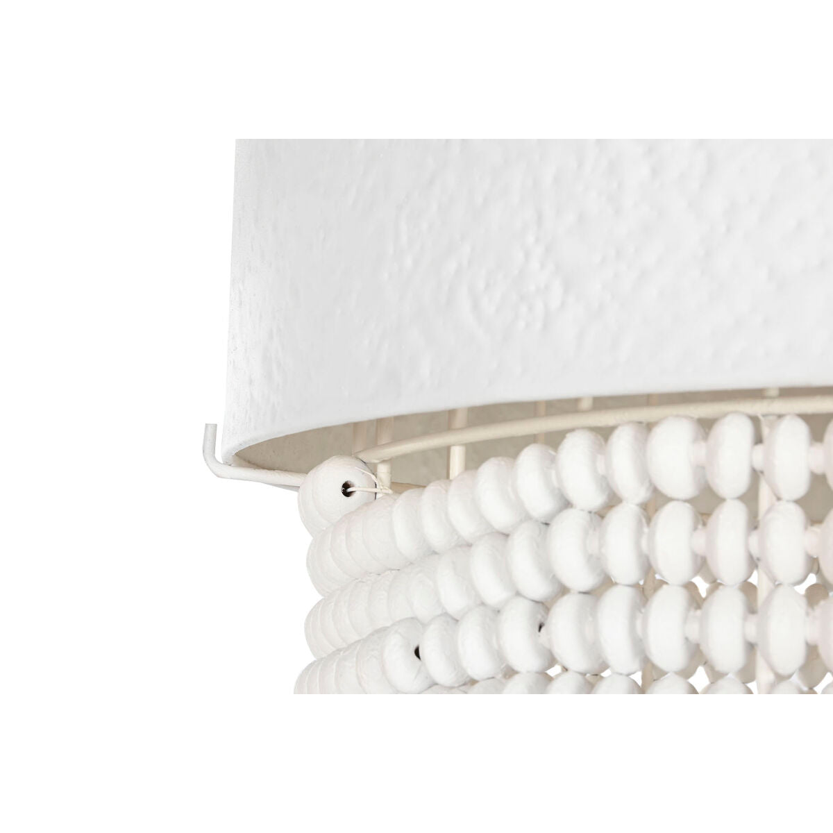 Taklampa Home ESPRIT Vit Trä Metall Järn 50 W 51 x 60 x 69 cm finns hos Nordekko