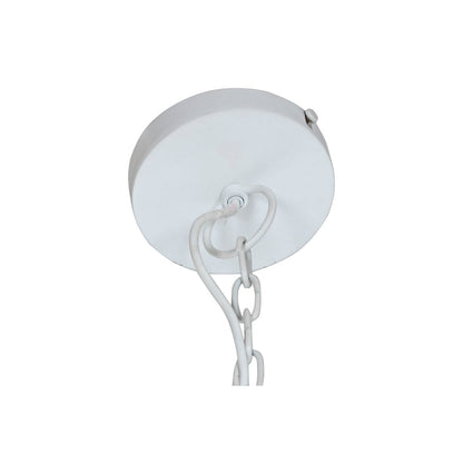 Taklampa Home ESPRIT Vit Trä Järn 50 W 58 x 58 x 71 cm finns hos Nordekko