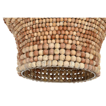 Taklampa Home ESPRIT Naturell Trä Järn 50 W 50 x 50 x 78 cm finns hos Nordekko