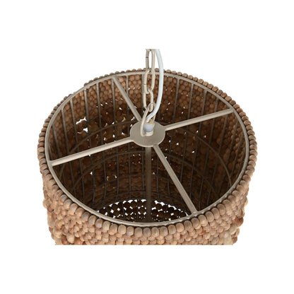 Taklampa Home ESPRIT Naturell Trä Järn 50 W 50 x 50 x 78 cm finns hos Nordekko