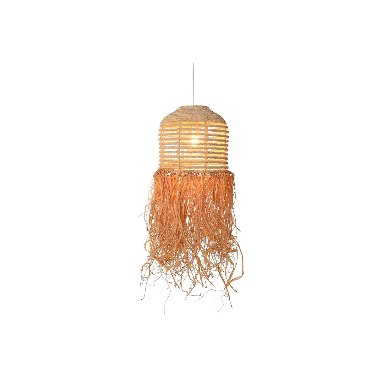 Taklampa Home ESPRIT Naturell 50 W 30 x 30 x 65 cm finns hos Nordekko