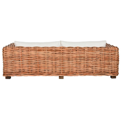 Soffa Home ESPRIT Beige Naturell 220 X 98 X 64 CM (4 Delar) finns hos Nordekko