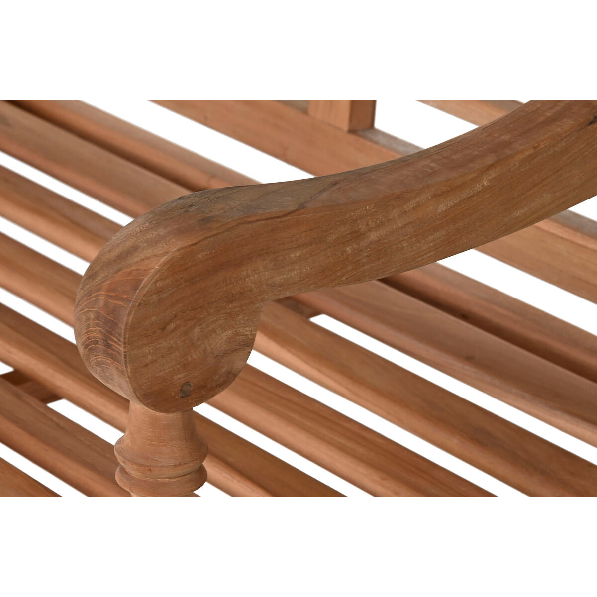 Bänk Home ESPRIT Naturell Teak Gravyr 200 x 65 x 101 cm finns hos Nordekko