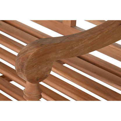 Bänk Home ESPRIT Naturell Teak Gravyr 200 x 65 x 101 cm finns hos Nordekko