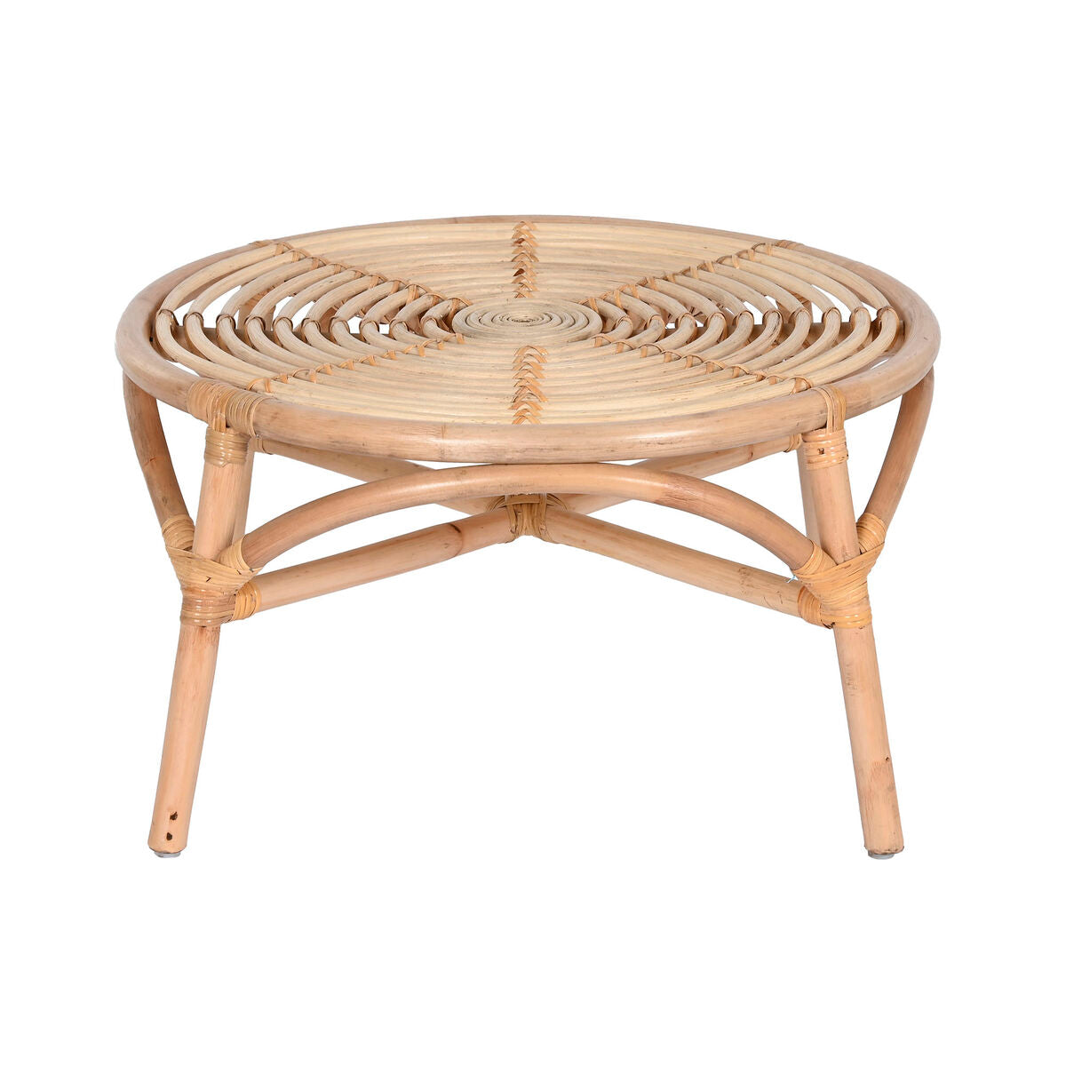 Sidobord Home ESPRIT Naturell 65 x 65 x 36 cm finns hos Nordekko