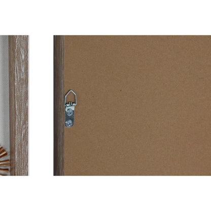 Kanvas Home ESPRIT Vit Naturell Medelhavs Havsblå 40 x 3 x 40 cm (4 antal) finns hos Nordekko