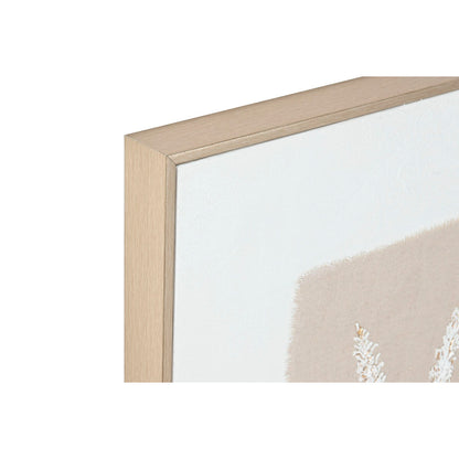 Kanvas Home ESPRIT Vit Beige Virágok Skandinavisk 62 x 4,5 x 82 cm (2 antal) finns hos Nordekko