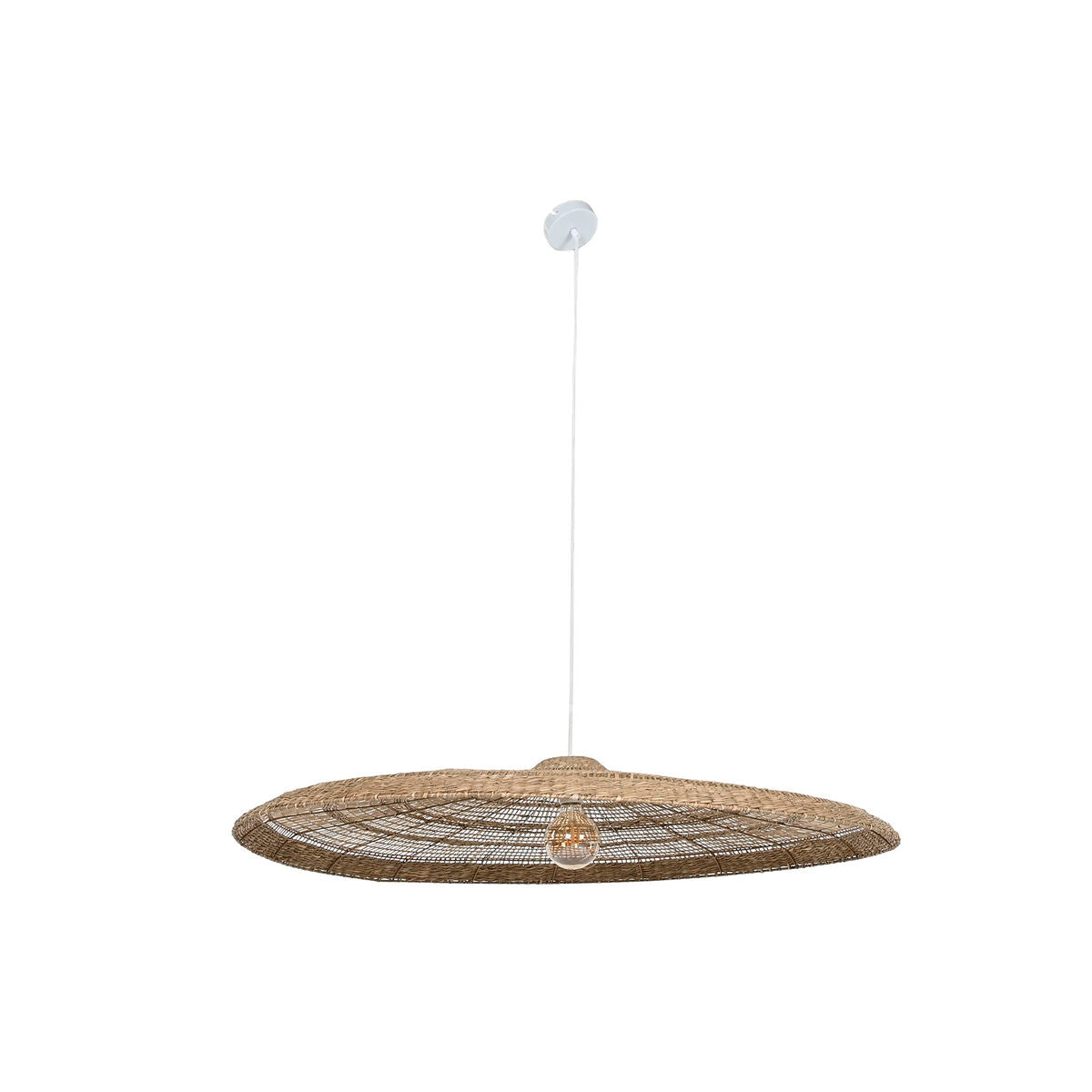 Taklampa Home ESPRIT Ljusbrun 110 x 110 x 15 cm finns hos Nordekko
