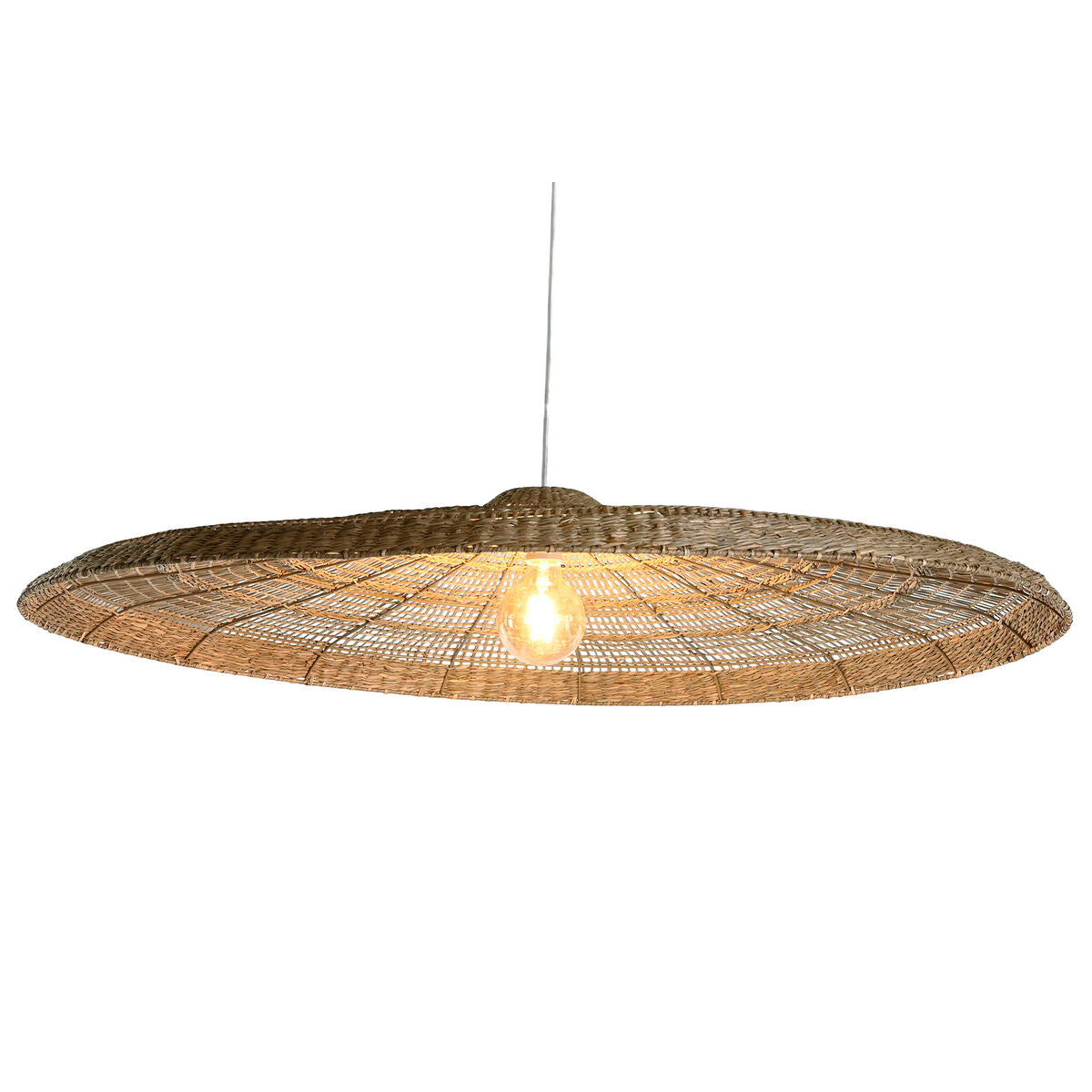 Taklampa Home ESPRIT Ljusbrun 110 x 110 x 15 cm finns hos Nordekko
