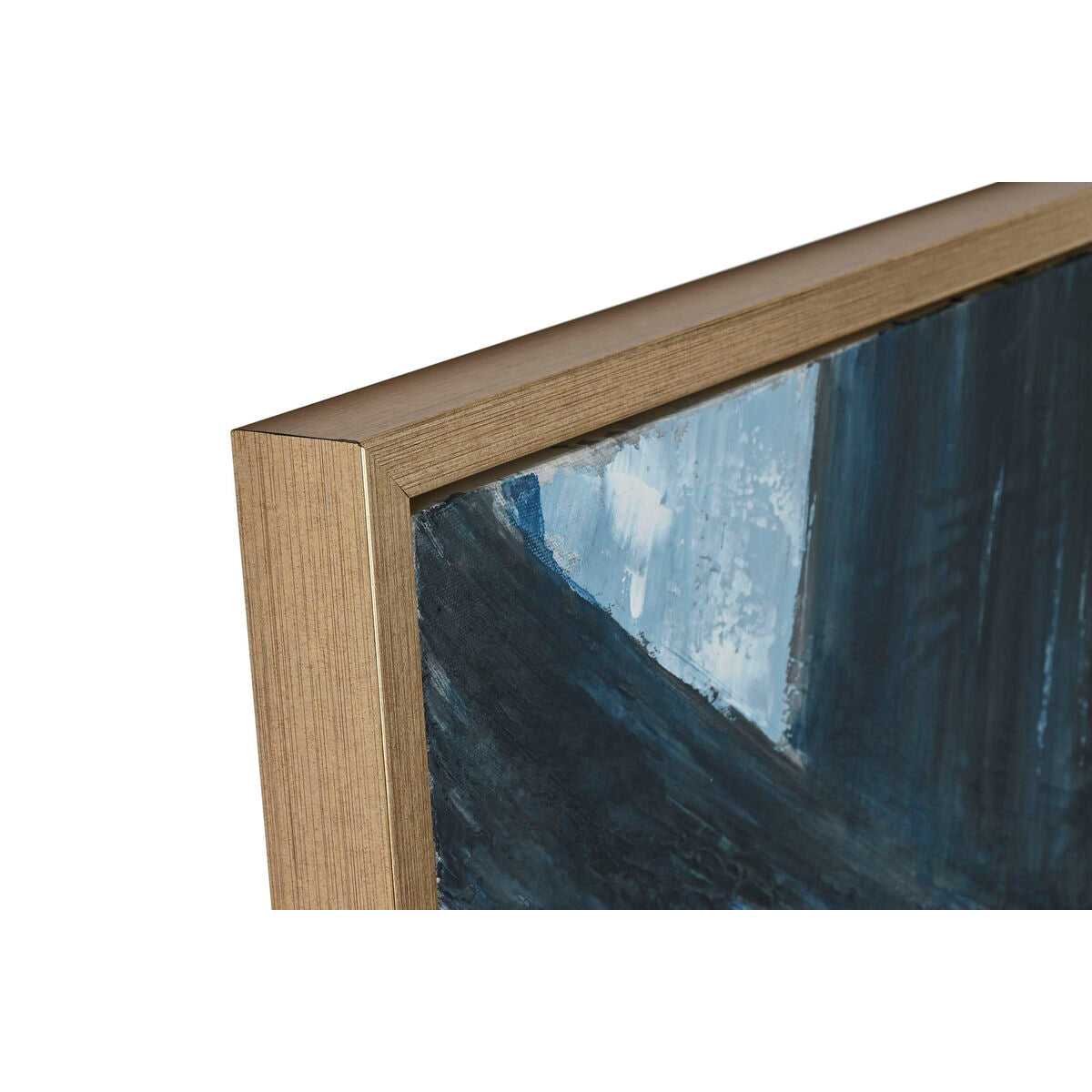 Tavla Home ESPRIT Blå Vit Abstrakt Modern 131 x 3,8 x 131 cm finns hos Nordekko