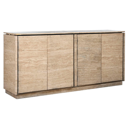 Skänk Home ESPRIT Naturell Trä Marmor 180 x 40 x 85 cm finns hos Nordekko