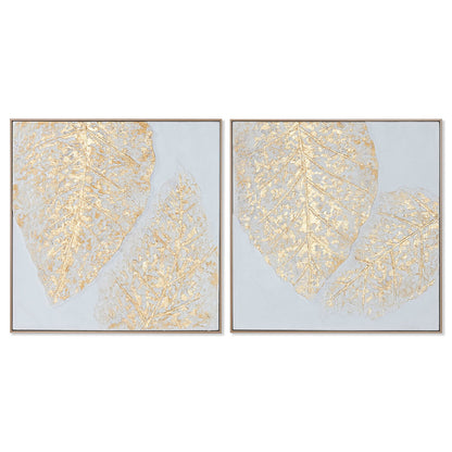 Kanvas Home ESPRIT Kanvas Trä MDF 82 x 4,5 x 82 cm finns hos Nordekko