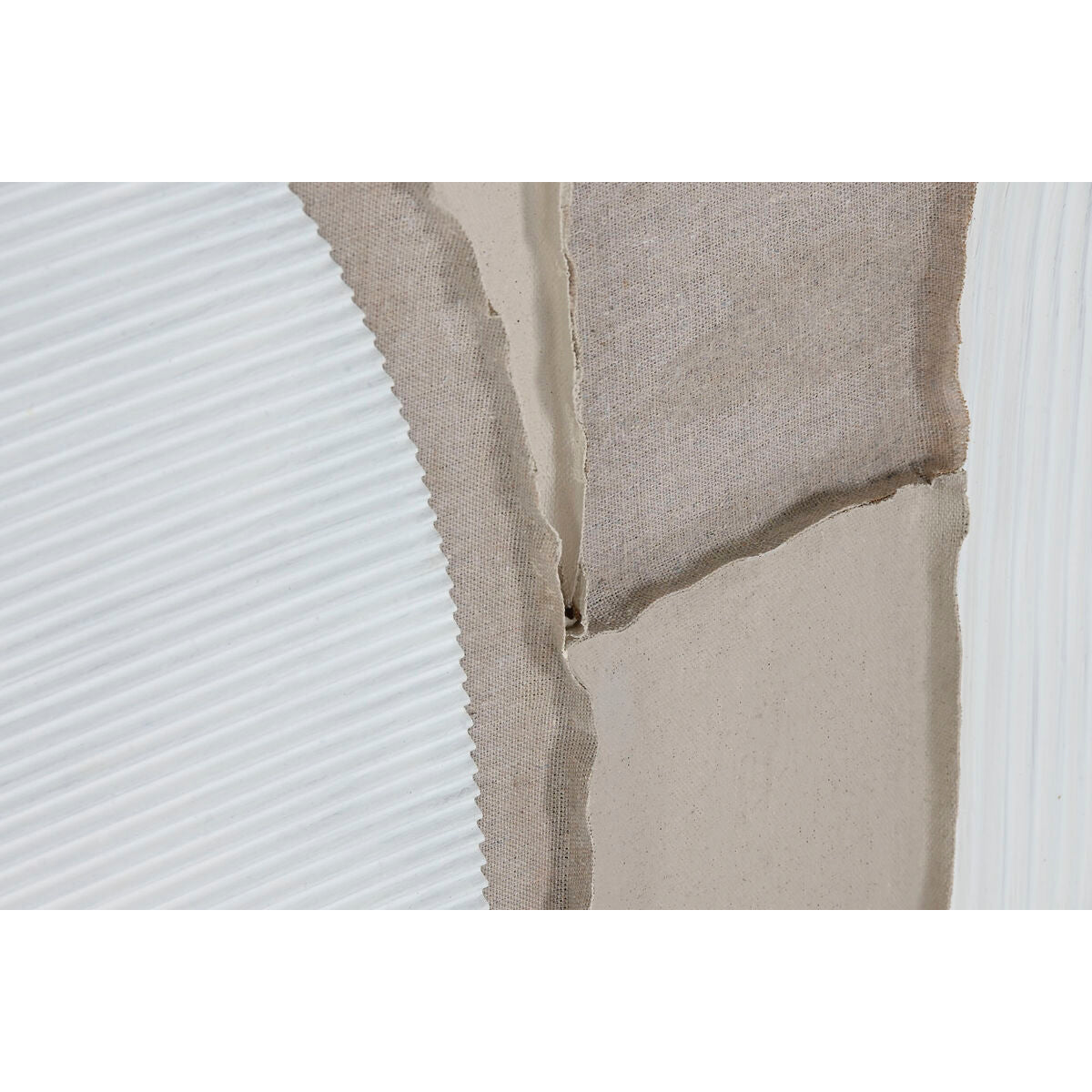 Tavla Home ESPRIT Vit Beige Abstrakt Skandinavisk 62 x 3,8 x 82 cm (2 antal) finns hos Nordekko