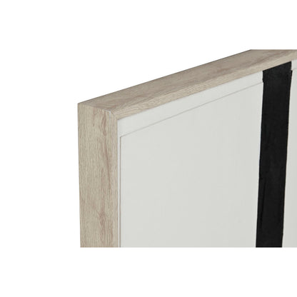 Tavla Home ESPRIT Vit Svart Abstrakt Modern 82 x 3,8 x 102 cm (2 antal) finns hos Nordekko