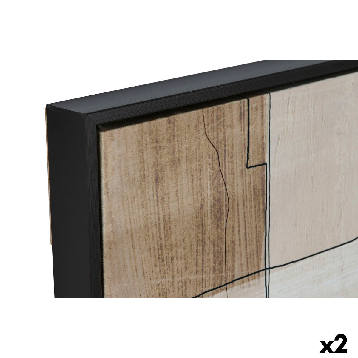 Kanvas Home ESPRIT Sammet Kanvas 83 x 4 x 123 cm finns hos Nordekko