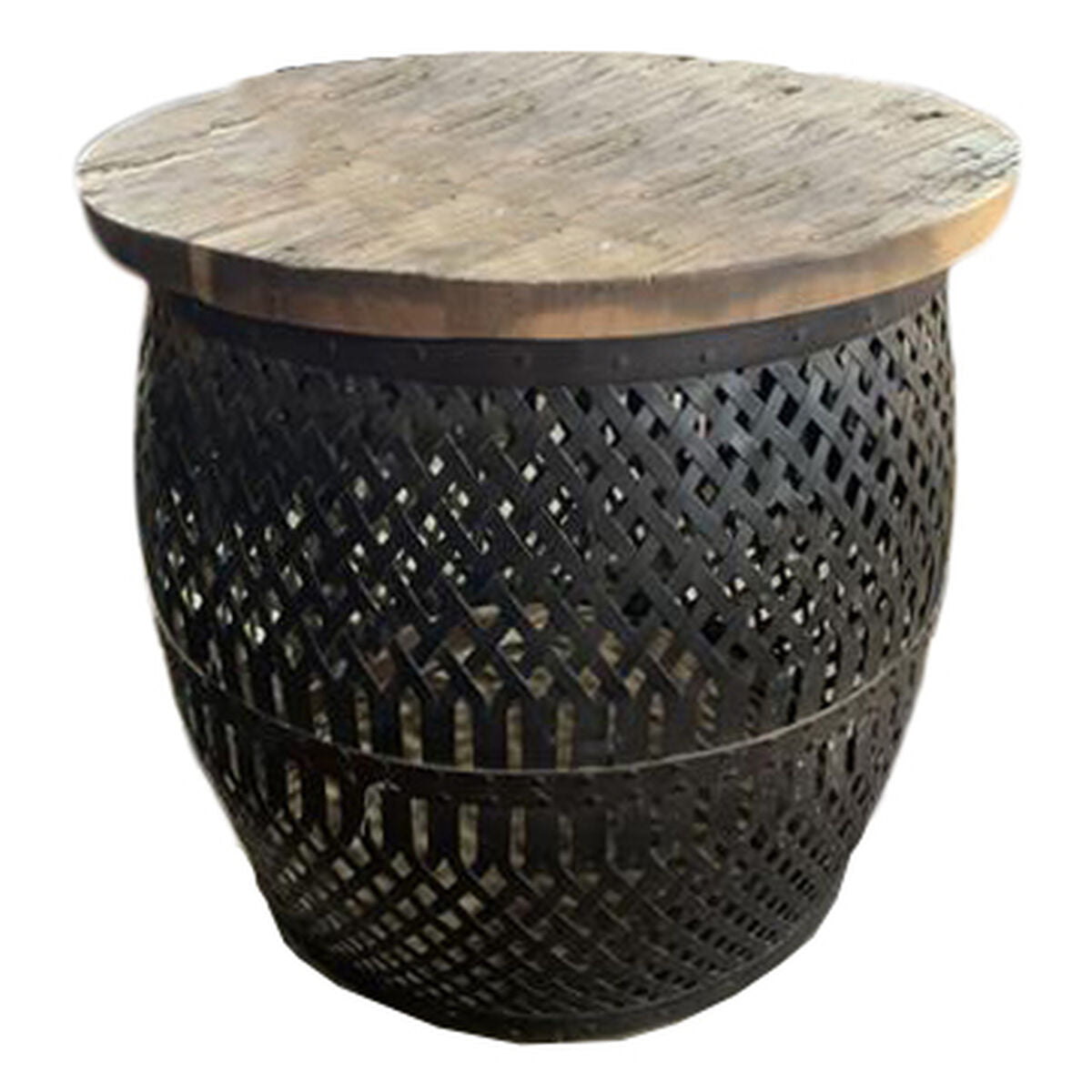 Sidobord Home ESPRIT Naturell 58 x 58 x 55 cm finns hos Nordekko