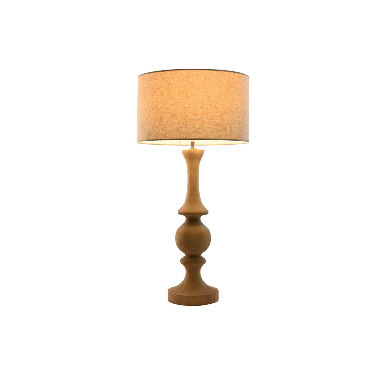 Bordslampa Home ESPRIT Naturell Mangoträ 50 W 220 V 40 x 40 x 78 cm finns hos Nordekko