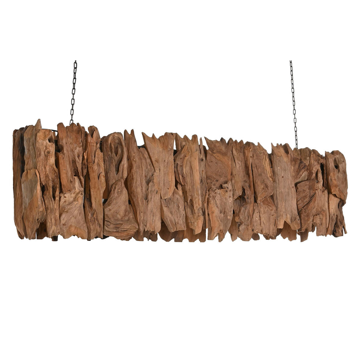 Taklampa Home ESPRIT Järn teakträ 160 x 30 x 40 cm finns hos Nordekko