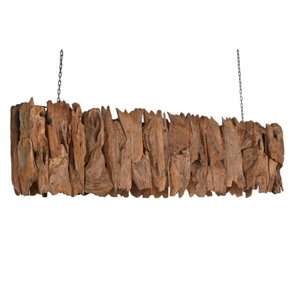Taklampa Home ESPRIT Järn teakträ 160 x 30 x 40 cm finns hos Nordekko