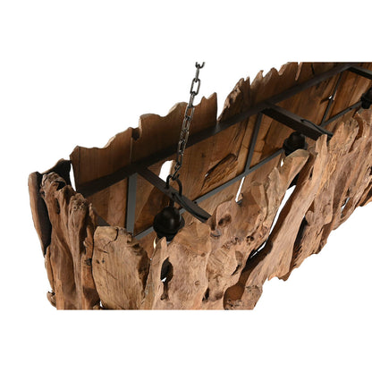Taklampa Home ESPRIT Järn teakträ 160 x 30 x 40 cm finns hos Nordekko