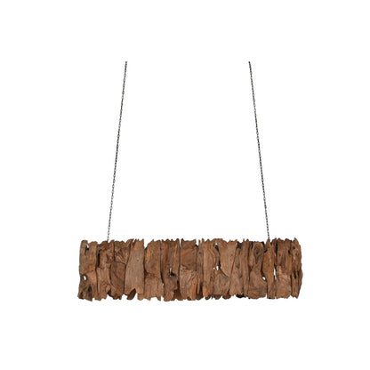 Taklampa Home ESPRIT Järn teakträ 160 x 30 x 40 cm finns hos Nordekko