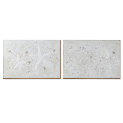 Kanvas Home ESPRIT Beige Medelhavs (2 antal) finns hos Nordekko