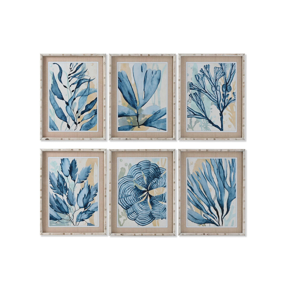 Tavla Home ESPRIT Blå 50 x 3 x 65 cm (6 antal) finns hos Nordekko