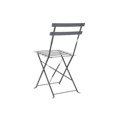 Bordsgrupp med 2 stolar Home ESPRIT Grå 60 x 60 x 71 cm finns hos Nordekko