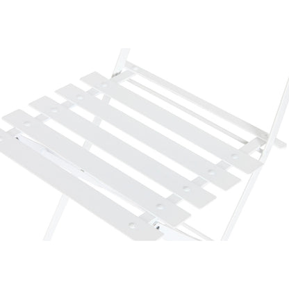 Bordsgrupp med 2 stolar Home ESPRIT Vit 60 x 60 x 71 cm finns hos Nordekko