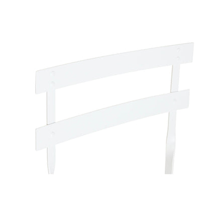 Bordsgrupp med 2 stolar Home ESPRIT Vit 60 x 60 x 71 cm finns hos Nordekko