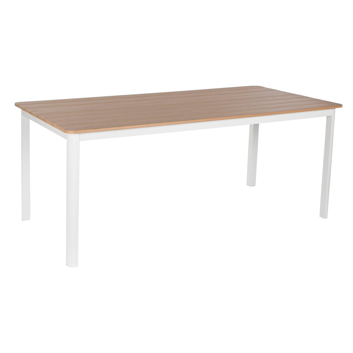 Bordsgrupp med 6 stolar Home ESPRIT Vit Naturell 180 x 90 x 75 cm finns hos Nordekko