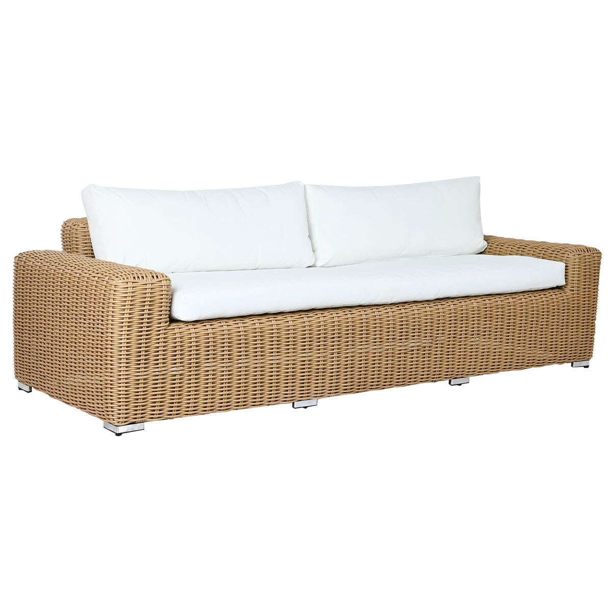 Trädgårdssoffa Home ESPRIT Beige Ljusbrun 222 x 87 x 63 cm finns hos Nordekko
