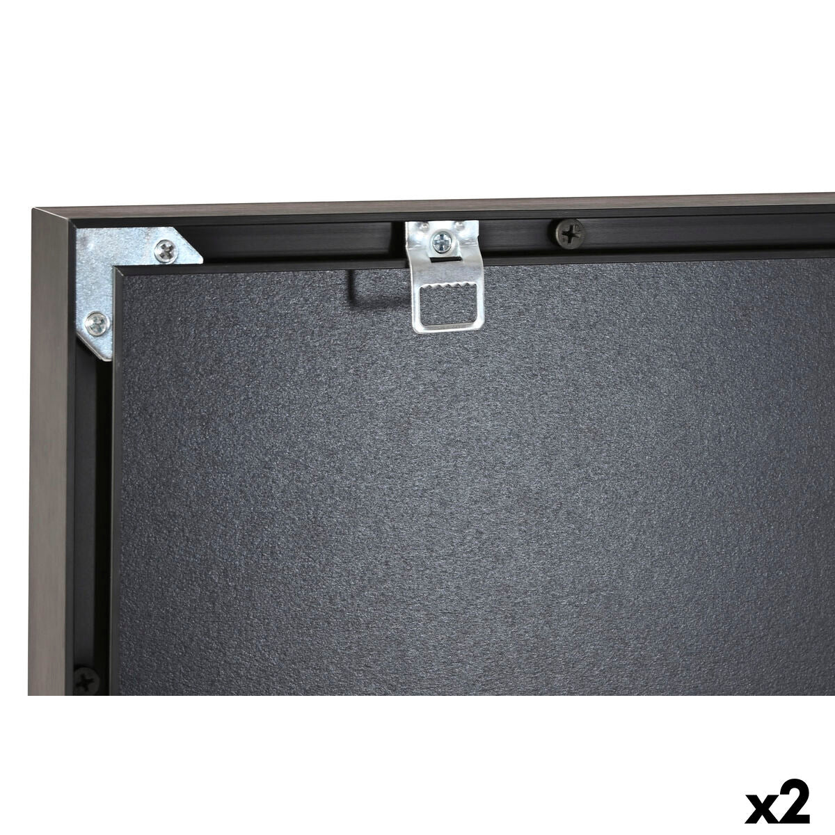 Tavla Home ESPRIT Aluminium Trä MDF 80 x 3,5 x 120 cm (2 antal) finns hos Nordekko