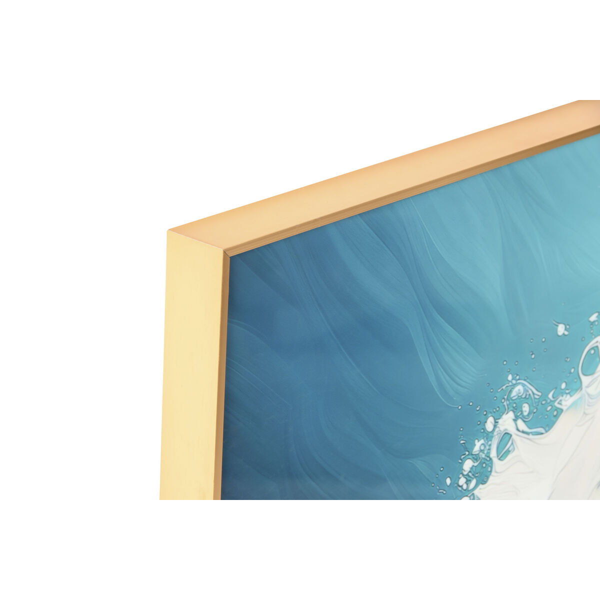 Tavla Home ESPRIT Blå Vit Brun Hav och ocean 80 x 3,5 x 80 cm (2 antal) finns hos Nordekko