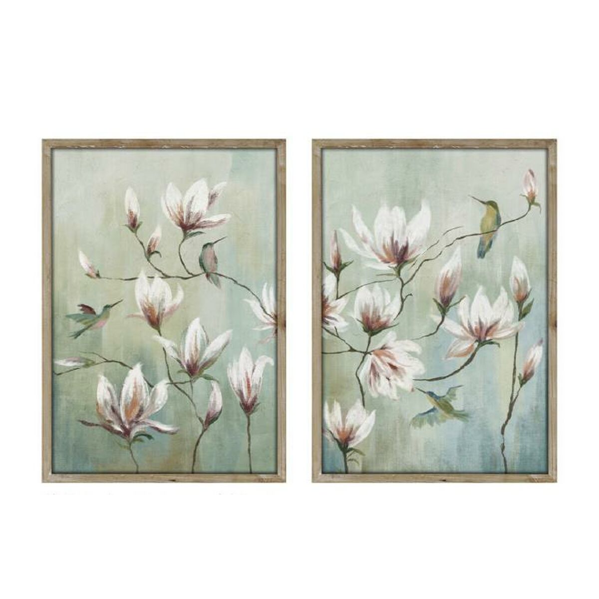 Tavla Home ESPRIT Glas Gran 50 x 2,5 x 70 cm finns hos Nordekko