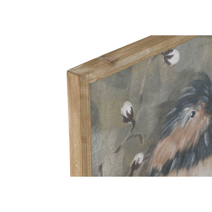 Tavla Home ESPRIT Glas Trä MDF 50 x 2 x 50 cm finns hos Nordekko