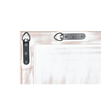 Sänggavel Home ESPRIT Vit 160 x 3 x 80 cm finns hos Nordekko